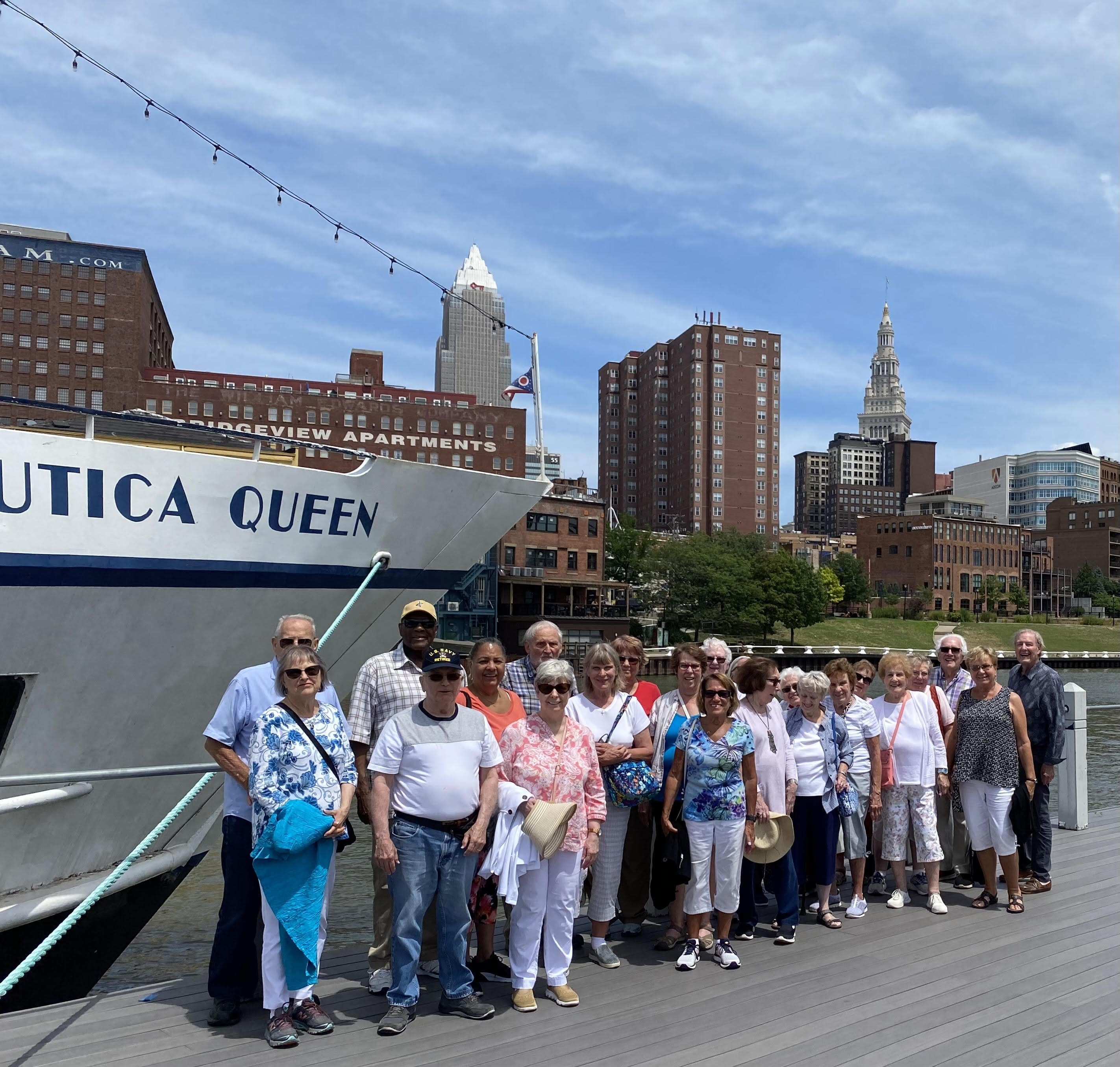 Nautica Queen boat ride on Lake Erie in Cleveland, Ohio
